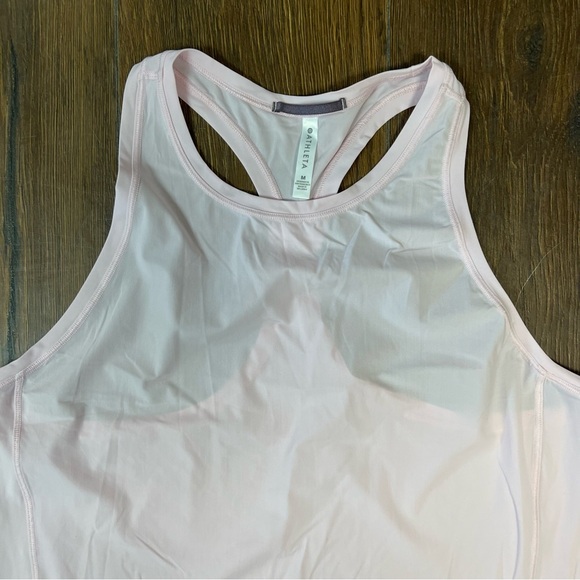 Athleta Light Pink Racer Back Tank SZ MED - Picture 2 of 6